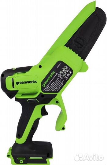 Пила Greenworks G24MCS10K2 +Кэшбэк