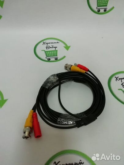 Кабель для видеонаблюдения готовый 5 метров