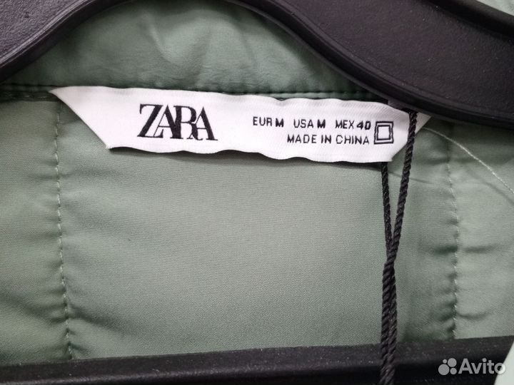 Куртка oversize женская zara 46 размер(M) демисез