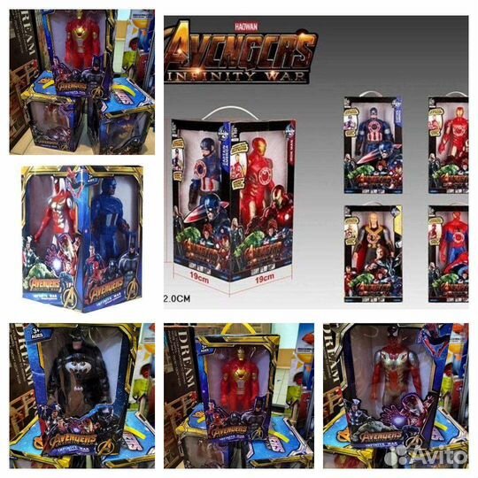 Наборы супергерои марвел хале человек паук