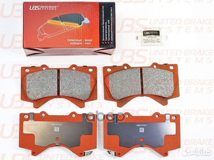 Тормозные колодки toyota land cruiser J200 07