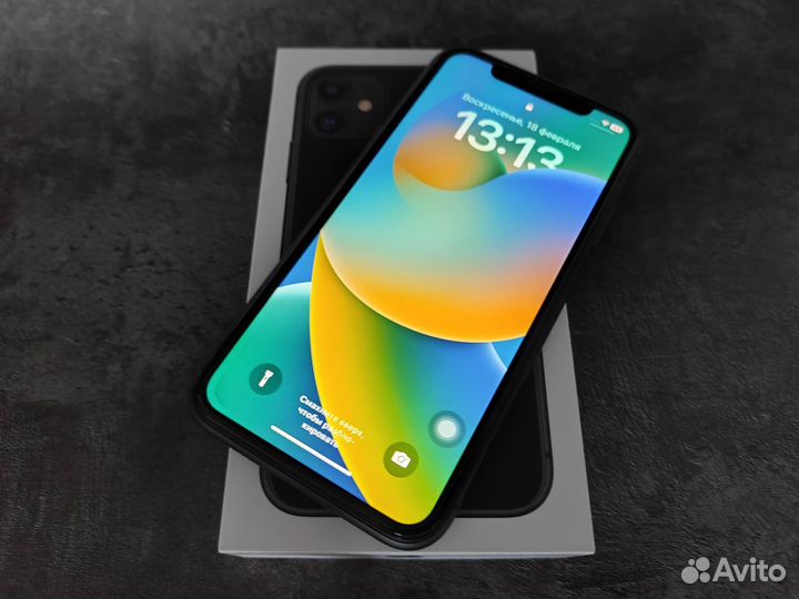 iPhone 11 black sim+esim