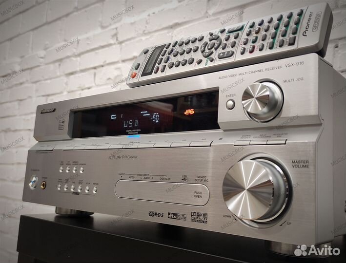 Мощный 7.1 USB Bt ресивер Pioneer VSX-916