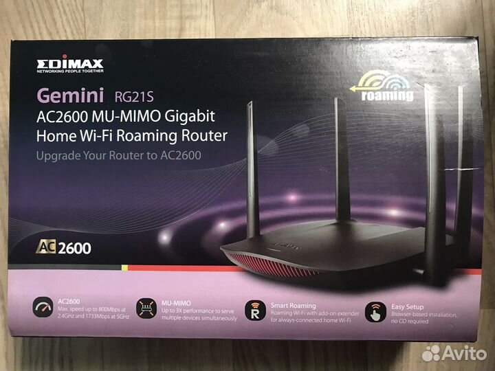 Wi-Fi роутер edimax RG21S