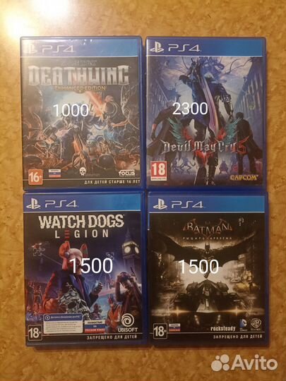 Игры для приставки ps4