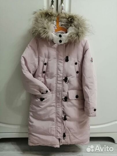 Пальто зимнее для девочки 134 рост Moncler