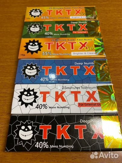 Тктх оригинал анестетик обезболивающий крем tktx