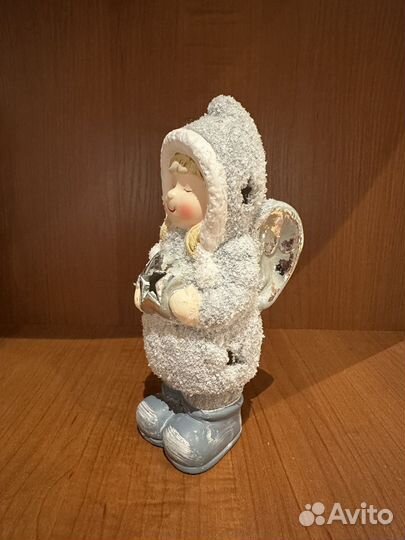 Новогодняя керамическая фигурка ангел