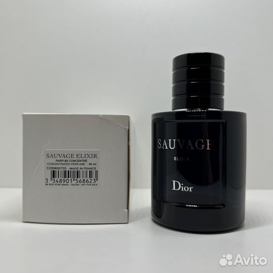 Christian Dior Sauvage Elixir 60ml Оригинал Тестер