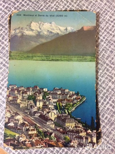 Почтовые карточки старинные европейские, пейзажи