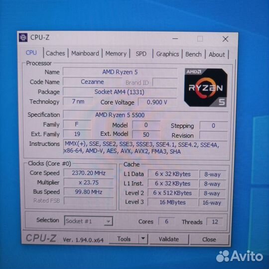 Мощный новый игровой компьютер Ryzen 5 5500 16 gb