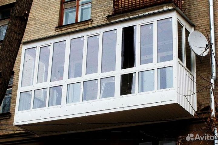 Балконы пластиковые в рассрочку