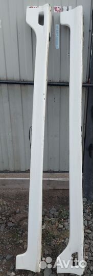 Накладки на пороги на тойоту короллу 120