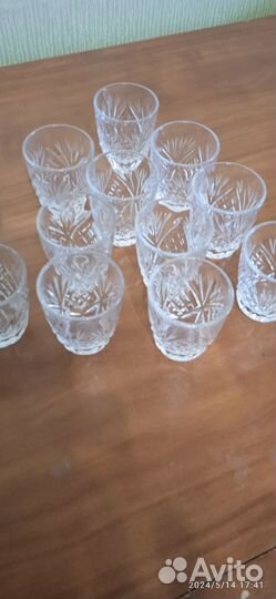 Стопки хрустальные СССР