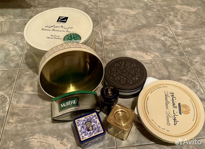 Коробки жестяные