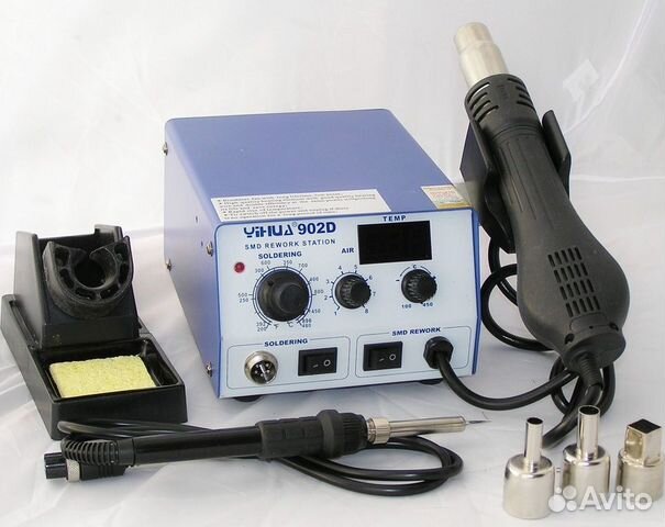 Паяльная станция с феном для ремонта пк