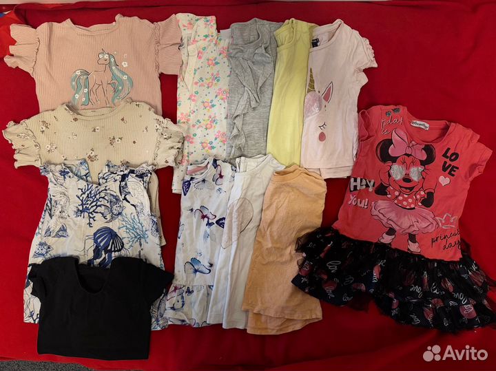 Вещи пакетом на девочку 92 98