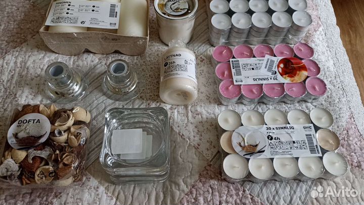 Свечи и подсвечники IKEA (Икеа)