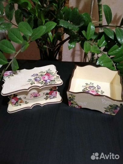 Чайный домик и конфетница