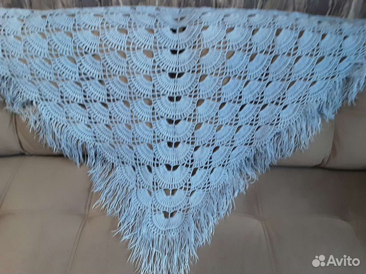 Ажурные шали крючком