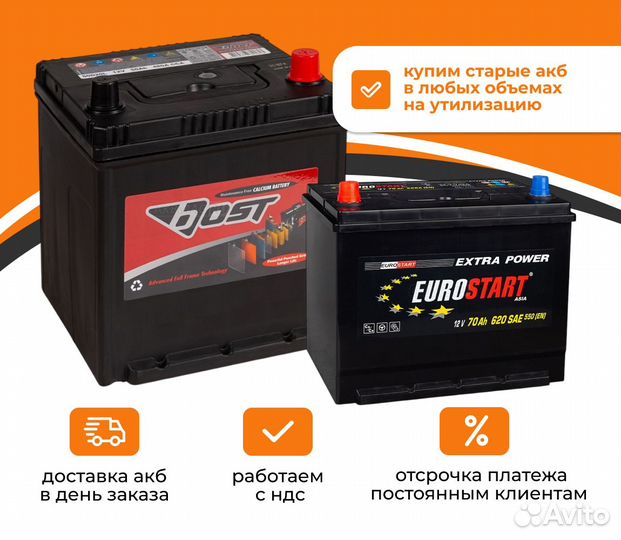 Аккумулятор автомобильный Topla Energy