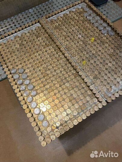 Нарды из монет десять копеек