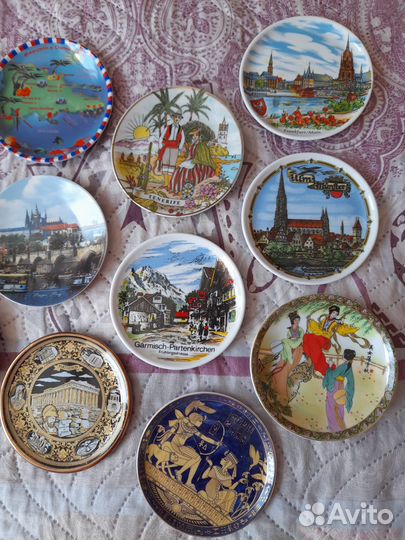 Сувенирные тарелки страны мира