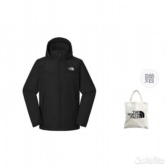 THE north face sangro Windbreaker Jackets Unisex Cosmic Black Comes With Canvas Bag (M)(54)