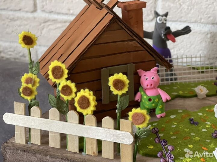 Игрушка Поделка три поросенка