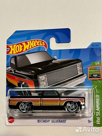 Hot Wheels - 83 Chevy Silverado (Черный)