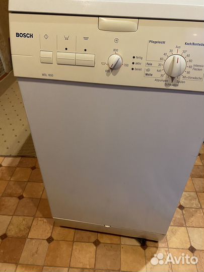 Стиральная машина bosch 1650