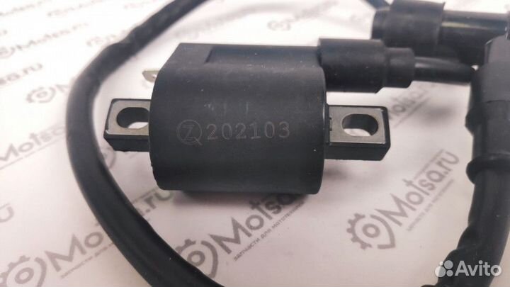 Катушка зажигания в сборе с в/в колпачком трицикл