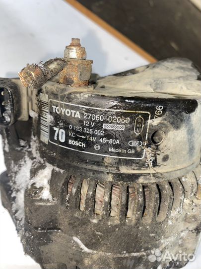 Генератора toyota carina e 7afe 1.8