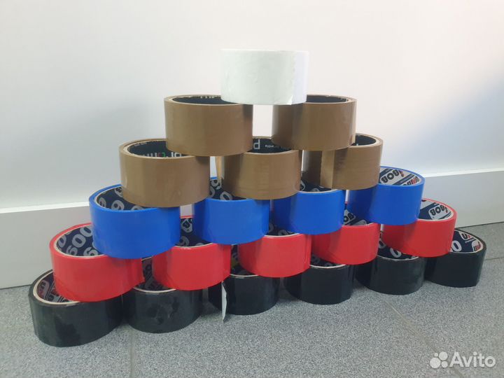 Клейкая лента 48мм* 24м цветная