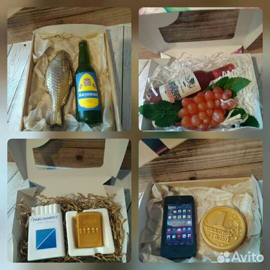 Сувенирные подарки из мыла