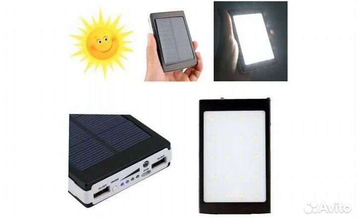 Новый Power Bank 30000mah Фонарик