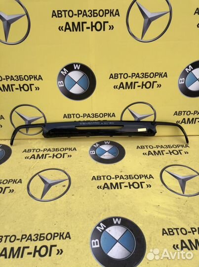 Мерседес W222 S222 Юбка бампера задняя