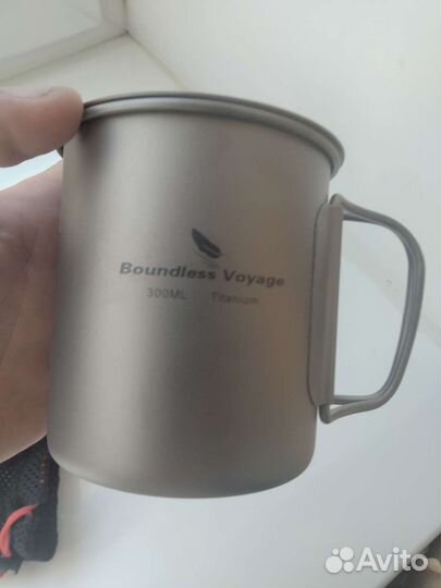 Кружка титановая туристическая