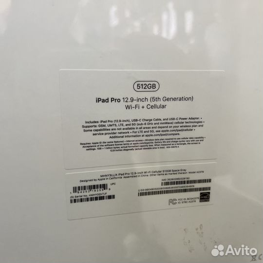 iPad Pro 12.9 512Gb Wi-Fi + Sim