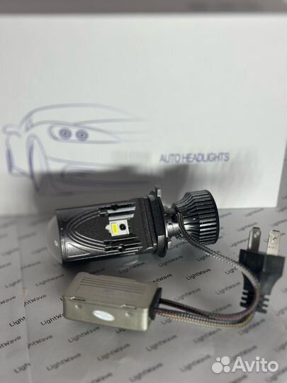 Bi-Led лампы с линзой H4 M01H