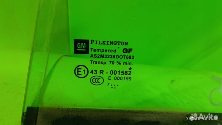 Форточка двери задней левой для Opel Astra H