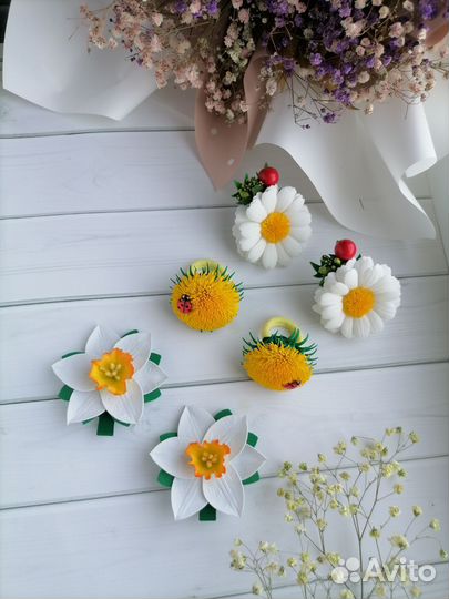 Набор резинок для девочек ручной работы