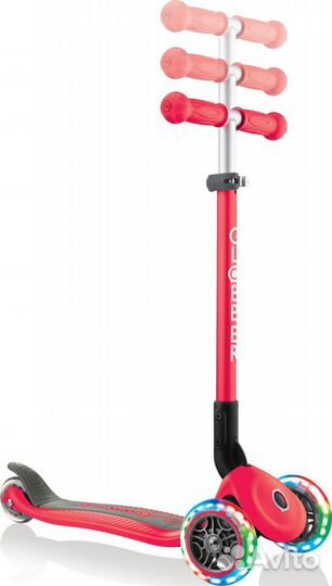 Самокат трехколесный Globber primo foldable lights