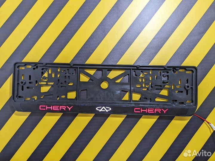 Номерная рамка c вашим лого и дизайном