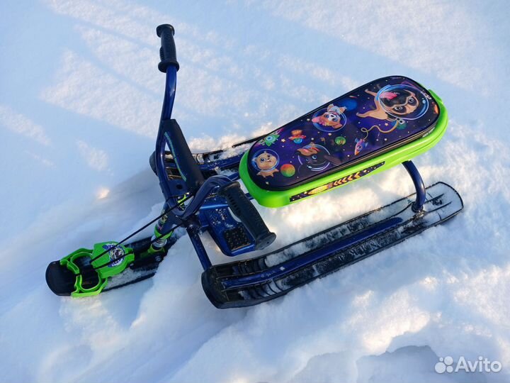 Снегокат в хорошем состоянии