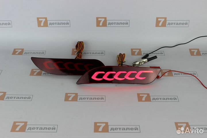 Катафот заднего бампера диод Приора 2 Галки Новые