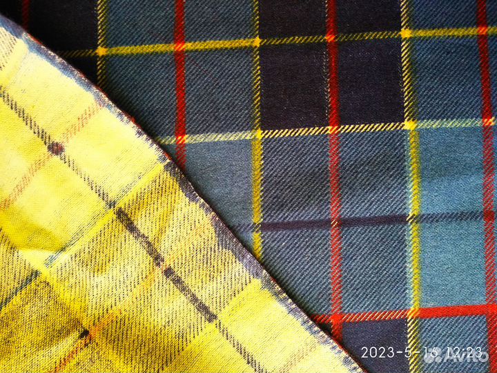 Отрезы ткани - фланель байка СССР