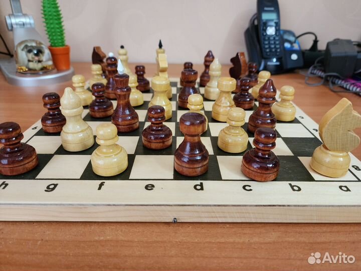 Шахматы деревянные