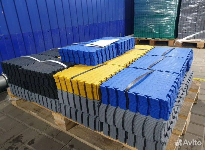 Модульная плитка пвх в фитнес зал