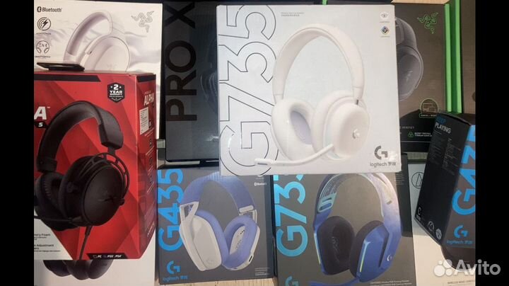 Игровые наушники Logitech, Razer, и др